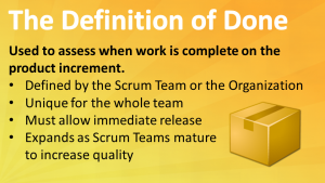Scrum Definition Of Done